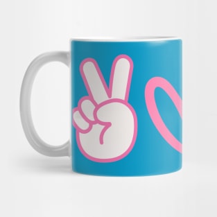 Peace. Love. Pumpkins Mug